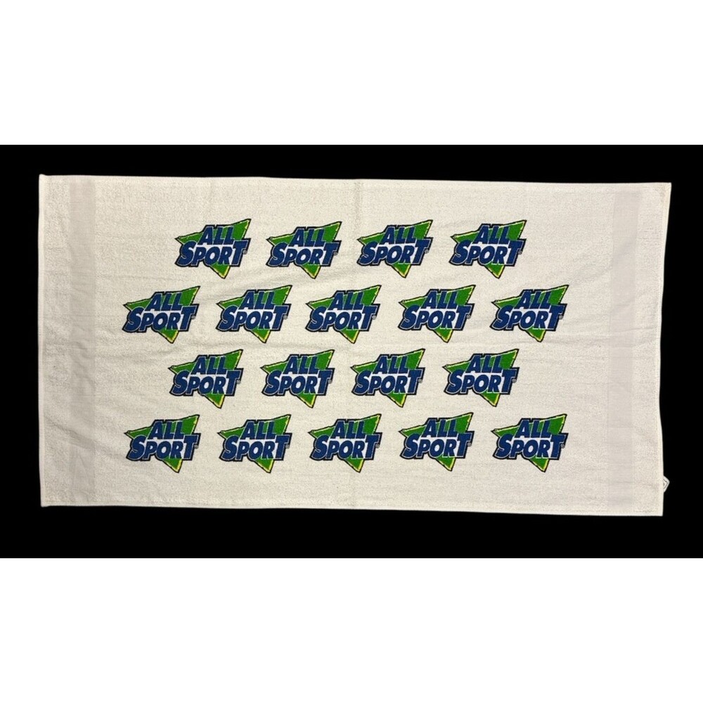 Vintage ALL SPORT Gym Sports Bench Rally Towel 23.25 x 44